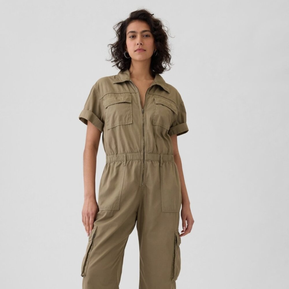 Gap Khaki Jumpsuit - size 10